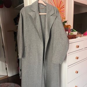 Frame cashmere/wool pea coat